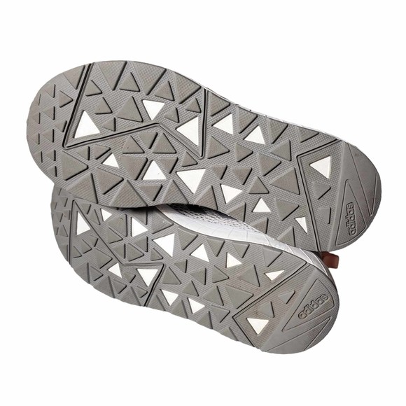 Adidas Questar Drive Cloudfoam Women 8.5 Cloth Gray White & Pink Sneakers - Picture 7 of 9